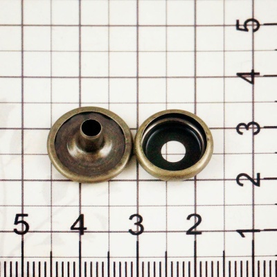 Кнопка кольцевая 12 мм, антик, нержавейка, цена 16.50 руб