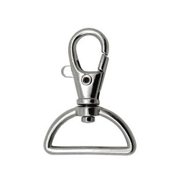 Карабин РМ04 НМ09, под ремень 25 мм, никель