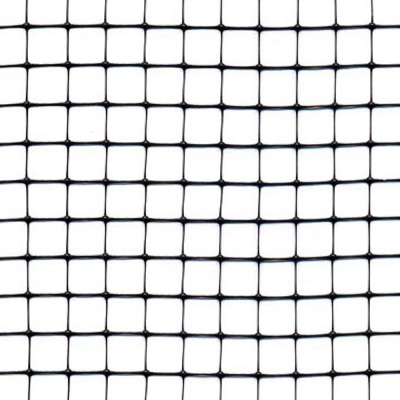 Сетка пластиковая Универсал М, ячейка 13x15мм, рулон 2x100м, черная, цена 