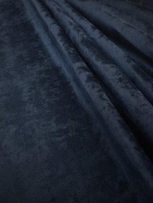 Велюр TESLA 14, шир. 1,40 тёмно-синий, цена 480 руб