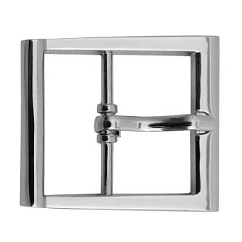 Пряжка КВ0114, под ремень 25 мм, никель