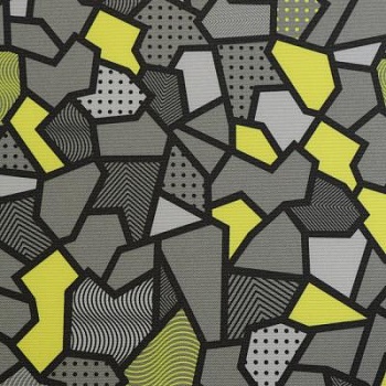 Ткань Оксфорд 600D PU 1000, 230 г/м2, ш. 150 см, принт  Осколки