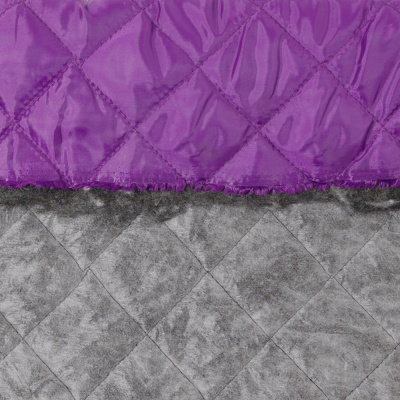 Стежка прошитая 3-х слойная на утеплителе, 250 г/м2, ш. 150 см, фиолетовая, цена 262.50 руб