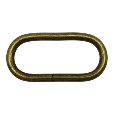 Рамка-овал, под ремень 50 мм, антик, цена 34 руб