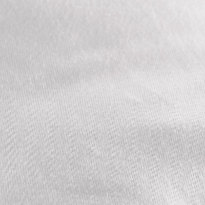 Полотно трикотажное Рибана, 170-175 г/м2, белый, смесовое, цена 