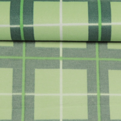 Ткань тентовая «Престиж», ш. 148 см, клетка маленькая, зеленая, цена 