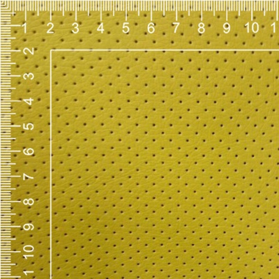 Кожзам перфорированный Mini Yellow, ш. 1.4 м, цена 770 руб