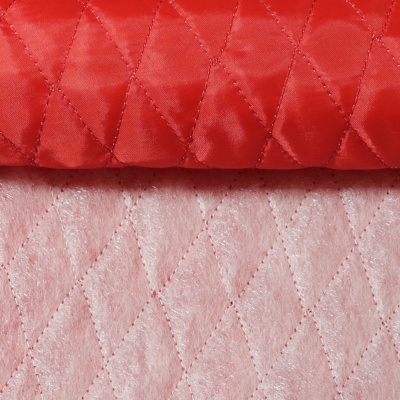 Стежка прошитая на синтепоне, 100 г/м2, ш. 150 см, красная, цена 329.50 руб