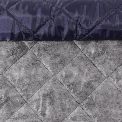 Стежка прошитая 3-х слойная на утеплителе, 250 г/м2, ш. 150 см, темно-синяя, цена 262.50 руб