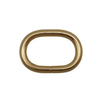 Рамка-овал, под ремень 25 мм, золото