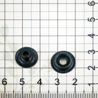 Кнопка кольцевая 15 мм, черная, нержавейка, цена 16.50 руб