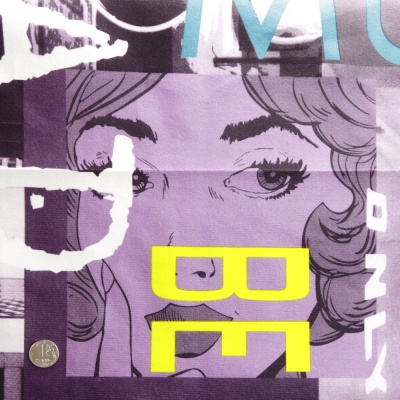 Принт на велюре W-110-3, ш. 145 см, цена 469 руб