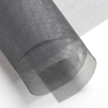 Сетка москитная пластиковая FIBERGLASS, ширина 160 см, рулон 30 м, серая