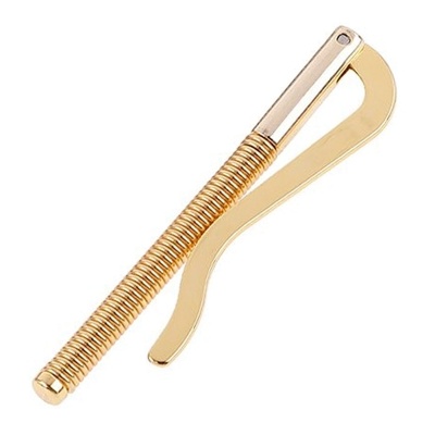 Зажим для денег, 75 мм, золото, цена 127.50 руб