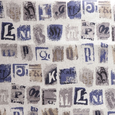 Принт на велюре W-105-1, ш. 145 см, цена 