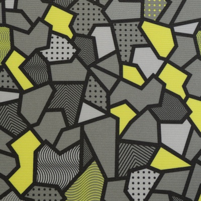 Ткань тентовая «Оксфорд 600D PU 1000», 230 г/м2, ш. 150 см, принт  Осколки, цена 