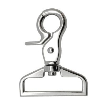 Карабин K4812, под ремень 40 мм, никель