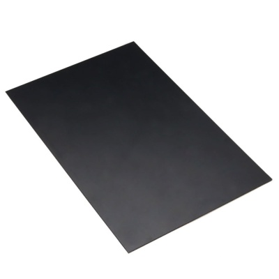 Пластик листовой, 1.5 мм, 700x1800 мм, черный, цена 544 руб