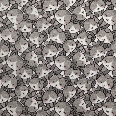 Канвас 2x2 W/R, узор кошки серые, цена 756 руб