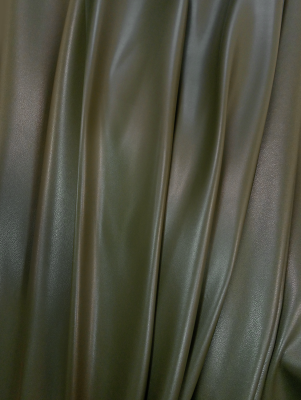 Кожзам-стрейч XF-012 (хаки), шир. 1.4м,  пл.215 гр/м2, цена 