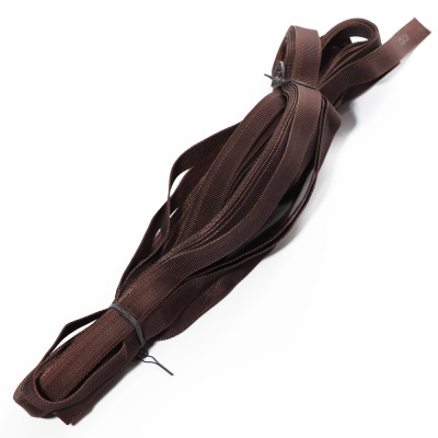 Тесьма брючная, 15 мм, коричневая, цена 29 руб