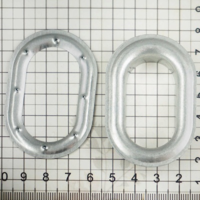 Люверс, овальный, 42x22 мм, цинк, цена 29.50 руб