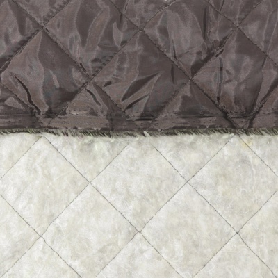 Стежка прошитая 3-х слойная на утеплителе, 250 г/м2, ш. 150 см, темно-коричневая, цена 262.50 руб