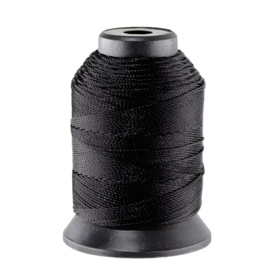 Нитки 5.5К, капрон, 110 м, черные, цена 119 руб