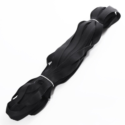 Тесьма брючная, 15 мм, черная, цена 