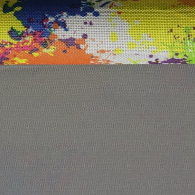 Ткань тентовая 600D, 400 г/м2, ш. 150 см, принт Клякса, цена 450 руб