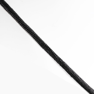 Шнур эластичный, 6 мм, черный, цена 