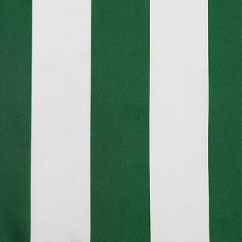 Ткань Оксфорд 240D, 140 г/м2, ширина 150 см, полоска, бело-зелёная