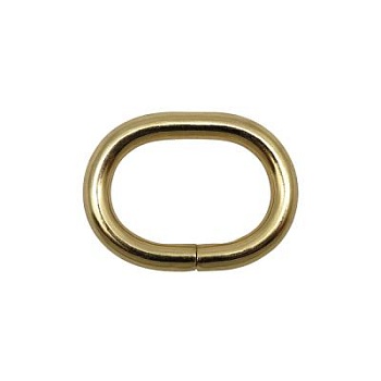 Рамка-овал, под ремень 20 мм, золото