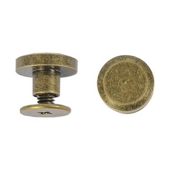 Винт ременной, 9x5x9 мм, антик