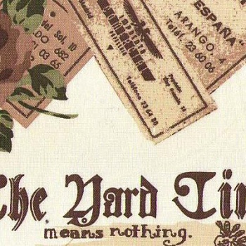 Принт на хлопке Romance Beige, 230 г/м2, ш. 145 см