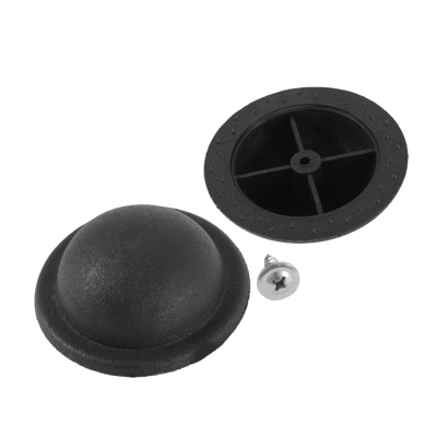 Пукля-ножка МФ650К, для сумки, черная, цена 15.50 руб