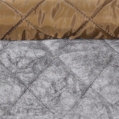 Стежка прошитая 3-х слойная на утеплителе, 250 г/м2, ш. 150 см, коричневая, цена 250 руб