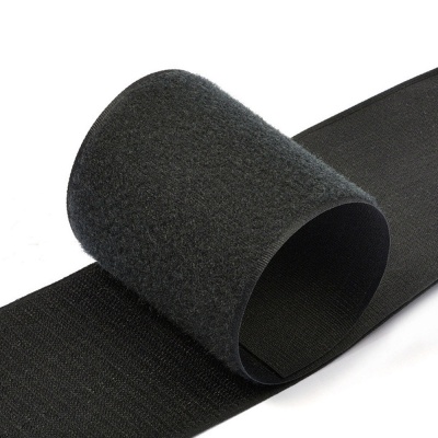 Липучка, 100 мм, черная, цена 