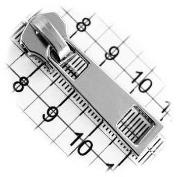 Бегунок №05, для металлической молнии, галантерейный, никель