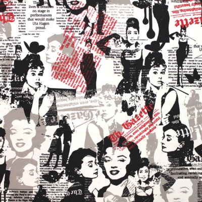 Принт на велюре Lady, 255 г/м2, ш. 145 см, цена 336 руб