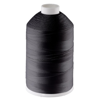 Нитки 130ЛЛ, лавсан, 2500 м, черные, цена 604 руб
