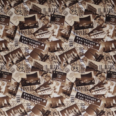 Принт на велюре Las Vegas, 255 г/м2, ш. 145 см, цена 336 руб