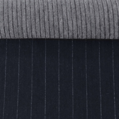Трикотаж двойной для термобелья Пенье, 220 г/м2, темно-синий, цена 630 руб