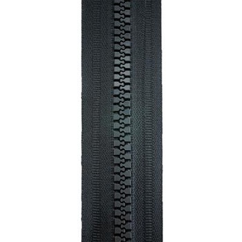 Молния Т10, тракторная, рулонная, рулон 100 м, черная