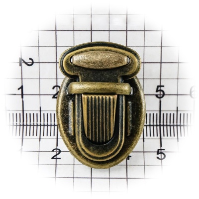 Замок для сумки КА0040В цупферный, антик, цена 