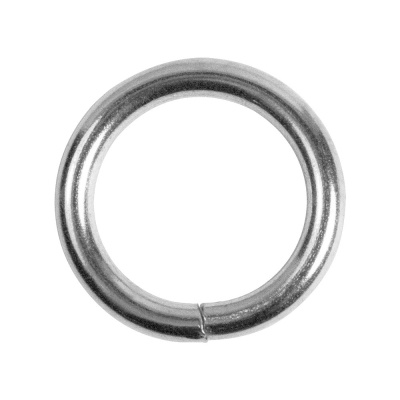 Кольцо №14, d 15 мм, никель, цена 14 руб