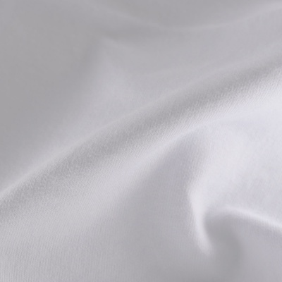 Полотно трикотажное Футер, 160-240 г/м2, белый, смесовое, цена 328 руб