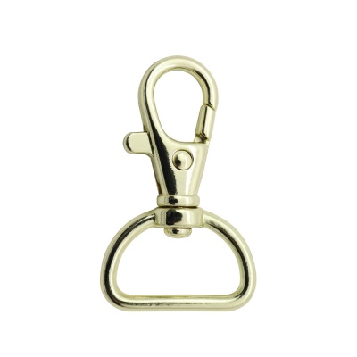 Карабин PM04 HM01, под ремень 19 мм, золото, цена 