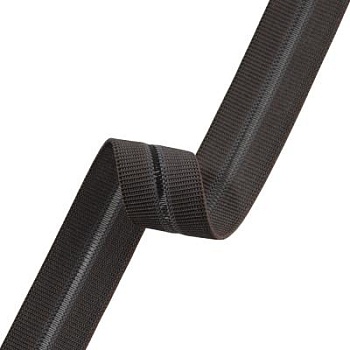 Резинка пряжная, 20 мм, коричневая