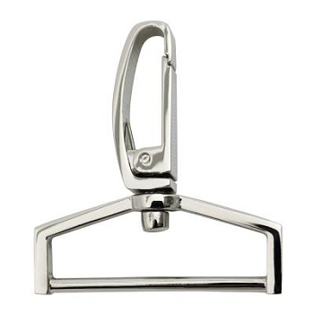 Карабин 5044-5056, под ремень 38 мм, никель